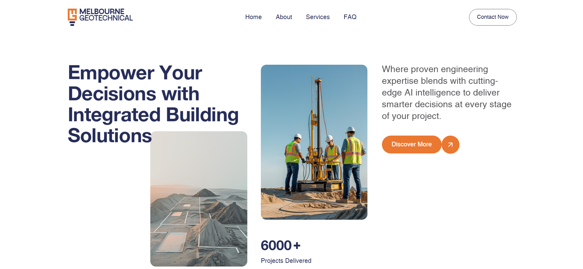 Melbourne Geotech website preview